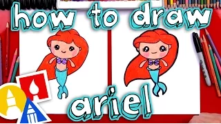 How To Draw Ariel The Little Mermaid