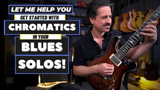 Chromatic Blues Guitar Licks Lesson! - Use Scales You Already Know!
