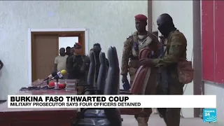 Burkina Faso arrests four officers after thwarted coup • FRANCE 24 English