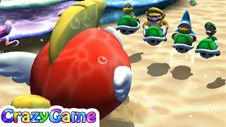 Mario Party 9 Boss Rush - Kamek v Koopa v Luigi v Wario Player Master Difficult |Crazygaminghub