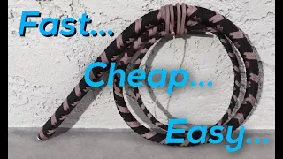 How To Make a Paracord Bullwhip  FAST, CHEAP, EASY!!!
