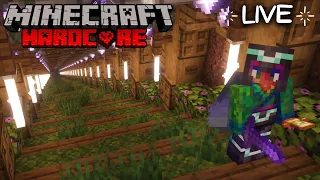 Building an Ancient City Staircase in Hardcore Minecraft Survival Let's Play 1.20