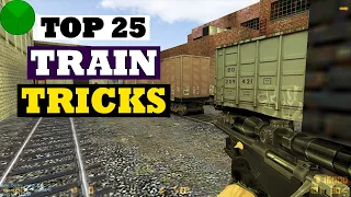 CS 1.6 Top 25 tricks on TRAIN