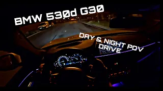 2018 BMW 530d xDrive G30 | POV Day & Night Drive | 4K
