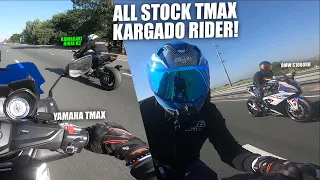 YAMAHA TMAX VS SUPERBIKES / KINAWAWA! (New years ride to Bongabon!)