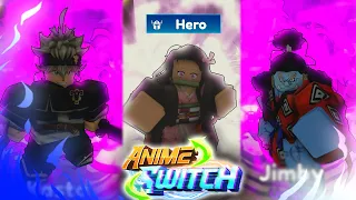 I Unlocked the UNIQUE trait HERO in the New Game Anime Switch* Noob To Pro