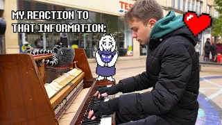 I played FALLEN DOWN (Undertale) on piano in public!