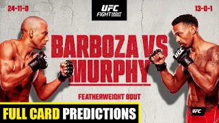 UFC Vegas 92 Barboza vs Murphy Full Card Predictions