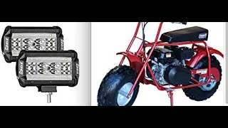 How to Install Super Bright Headlights on a Minibike