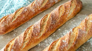 ФРАНЦУЗСКИЙ БАГЕТ | очень вкусный домашний хлеб | простой рецепт теста | выпечка French Baguette