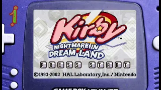 Game Boy Advancekalender 01 - Kirby Nightmare in Dreamland