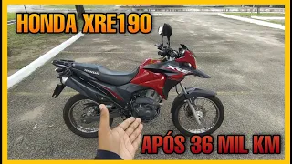 HONDA XRE 190 APÓS 36 MIL KM RODADOS