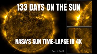 Solar Dance: NASA's Sun Time-Lapse in 4K | 133 Days on the Sun