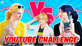 Miraculous Ladybug and Cat Noir Cosplay Music Video - The YouTube Challenge ▶