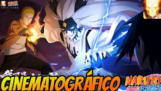 CINEMATOGRÁFICO MOMOSHIKI OTSUTSUKI Vs NARUTO HOKAGE E SASUKE WANDERING - NARUTO MOBILE