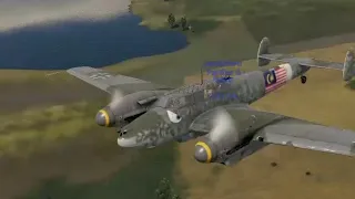 BF 110 G Great Ground Striker - War thunder moment #4