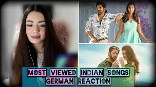 Top 50 Most Viewed Indian Songs on Youtube of All Time | German Reaction