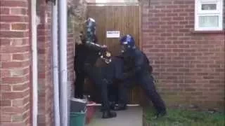 Police raid a house in a crackdown on suspected drugs dealers in Bristol