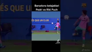 FC Barcelona PEDRI vs riqui puig