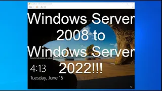 In-place upgrade from Windows Server 2008 R2 to Windows Server 2022