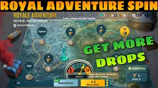 HOW TO SPIN ROYAL ADVENTURE | HOW TO GET MORE DROPS IN RP ADVENTURE BGMI & PUBG MOBILE