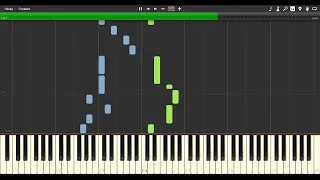 New good song 2023 (Miley Cyrus - Flowers) on piano Cover (Sheet Music + midi) Synthesia Tutorial