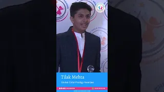 Tilak Mehta: The young entrepreneurial sensation || GCP Awardee