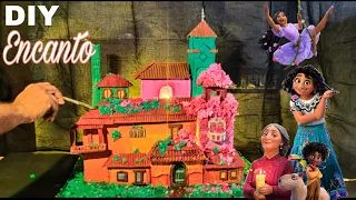 Making Miniature Casita from Encanto Movie from cardboard | Magic Encanto house| #diy #encanto