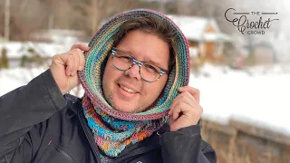 Left Hand: Cowl Snoodie Crochet Winter Wear