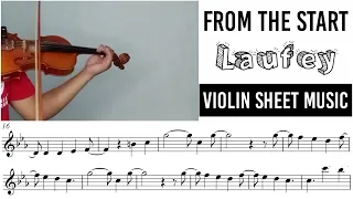 Free Sheet || From The Start - Laufey || Violin Sheet Music