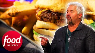 Guy Fieri & Judges LOVE These Bodacious Beefy Burgers! | Guy's Grocery Games