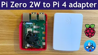 Raspberry Pi Zero 2W to Pi 4B adapter