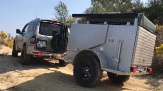 Mitsubishi Pajero Camper Trailer 4x4 Overlanding