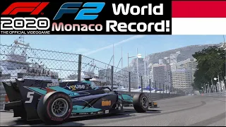 F1 2020 F2 MONACO HOTLAP and SETUP | WORLD RECORD!