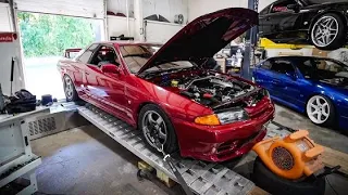LARRY CHENS R32 GTR HITS THE DYNO! (How much horsepower???)