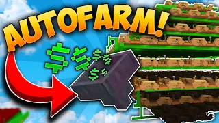 NEW GLITCH ITEM MAKES ME CRAZY RICH! | Minecraft Skyblock