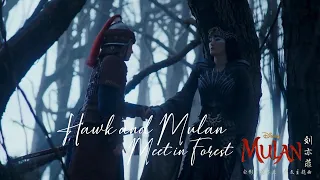 🌺⚔ Mulan [2020] Movie - Deleted scene '' Hawk and Mulan Meet in Forest ''