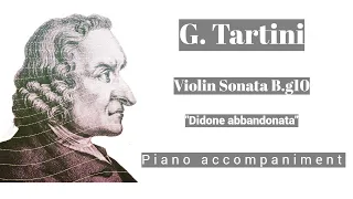 Tartini - Violin sonata in G minor, B.g10 "Didone abbandonata" - Piano Accompaniment