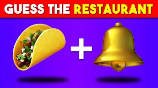 Guess the Fast Food Restaurant by Emoji? 🍔 Quiz Rush