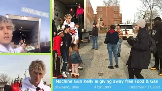 Machine Gun Kelly is giving away free Food & Gas for the holidays + Interview (Full HD)