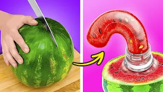 Гениальные способы чистки и нарезки овощей и фруктов 🍉