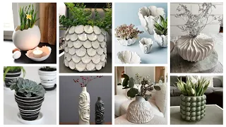 18 فكرة💡لصنع اصيص زرع و مزهريات راقية و على الموضة بدون تكاليف ✨️ افكار سهلة و راقية💡 #flowerpot_diy