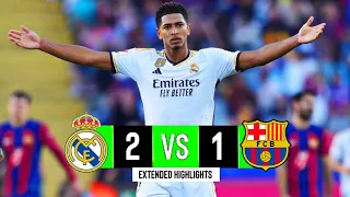 Real Madrid x Barcelona | 2-1 | Extended Highlights & Goals 2023