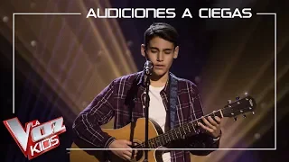 Julio Gómez - Redemption song | Blind Auditions | The Voice Kids Antena 3 2019