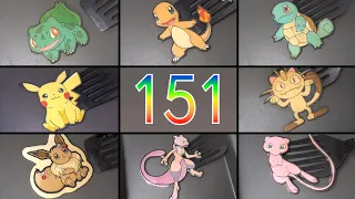 Pokemon Gen 1 ALL Pancake Art - 1~151