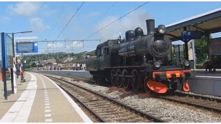 Treinen op Station Valkenburg (Inclusief stoomtrein)