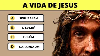 20 PERGUNTAS BÍBLICAS SOBRE A VIDA DE JESUS - QUIZ BÍBLICO