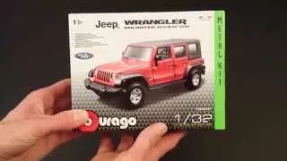 Bburago Jeep Wrangler Unlimited Rubicon 1/32 Kit Review