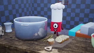 Numberblock 49 is cooking somthing special.