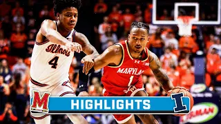 Maryland at Illinois | Highlights | Big Ten Men's Basketball | Jan. 14, 2023